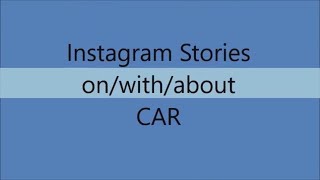 Vlog Arabasal Görüntüler Instagram Stories Günlükleri - 1