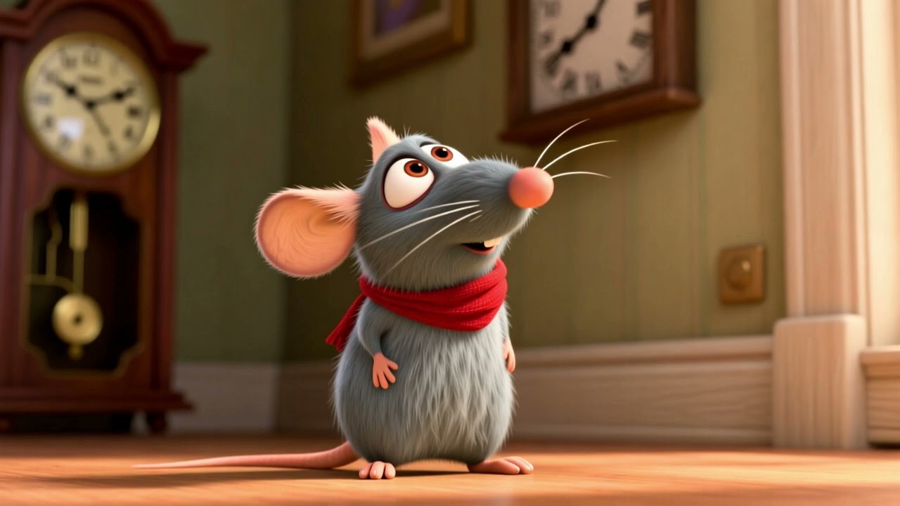 الفأر والساعة القديمة ⏰🐭 | قصة ممتعة وهادفة للأطفال