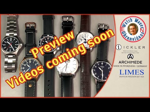 Videos Reviews coming soon: 3x Archimede + 3x Limes (Quality Watches!)