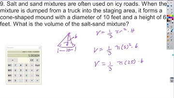 5.3 B Volume of a Cone Part 2