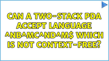 Can a two-stack PDA accept language $a^nb^mc^nd^m$ which is not context-free? (2 Solutions!!)