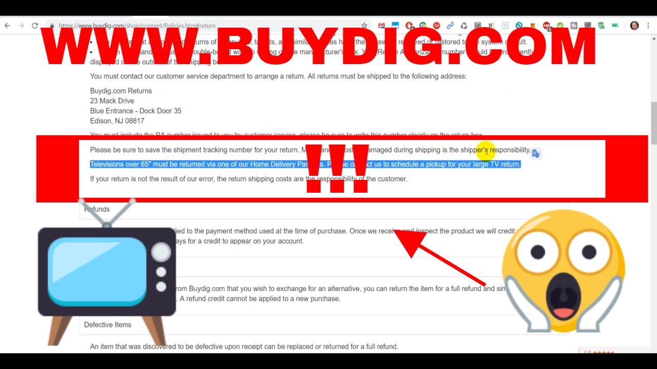 Buydig WWW.BUYDIG.COM Online Shop Review And Return Policies 2019