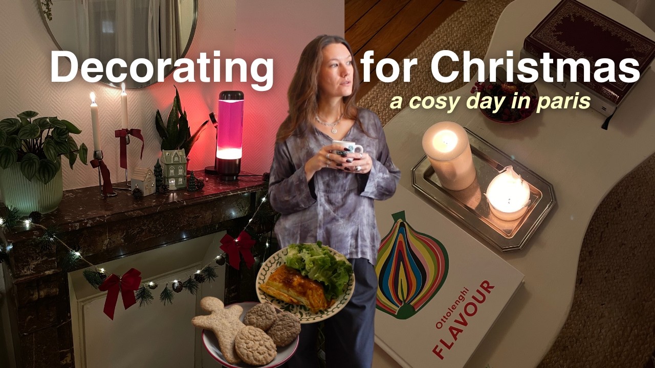 Украшаем к Рождеству вместе со мной | покупка декора, уютный день, погружение в атмосферу