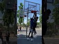 He can grab the rim WITHOUT Jumping