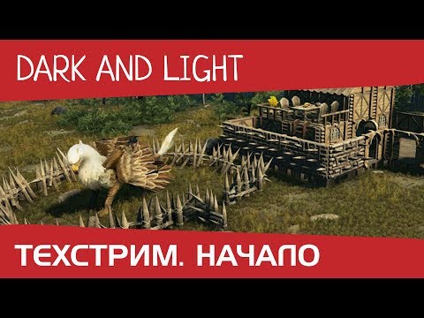 Видео: Dark and Light (стрим, обзор игры). Технический стрим. Настрока стрима. Первые шаги в игре.