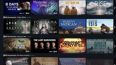 PBS Documentaries Prime Video Channel