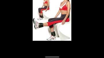 Extensão de joelho com caneleira