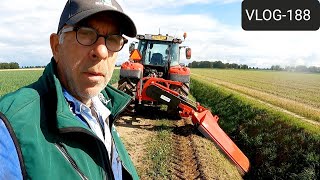 FARMVLOG #188 mowing the ditch, paving the yard, sowing onions.