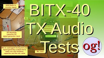 BITX-40 TX Audio Response Tests (#58)