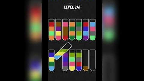 Water sort puzzle level 241