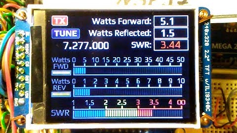 (Pt-16) ZX-SSB-II Front Panel Development (Part 16) - New Tune screen with SWR, PA temp sensors
