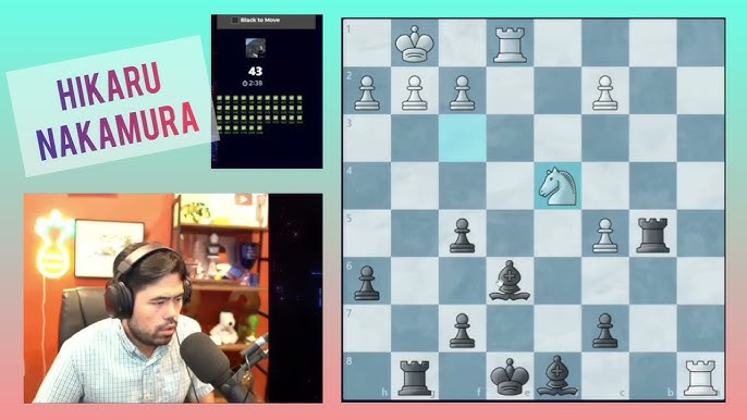 Hikaru testing his own IQ 🧩part-1 chess PUZZLE