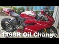 Ducati Panigale 1199R Oil Change (899, 959, 1199, 1299)