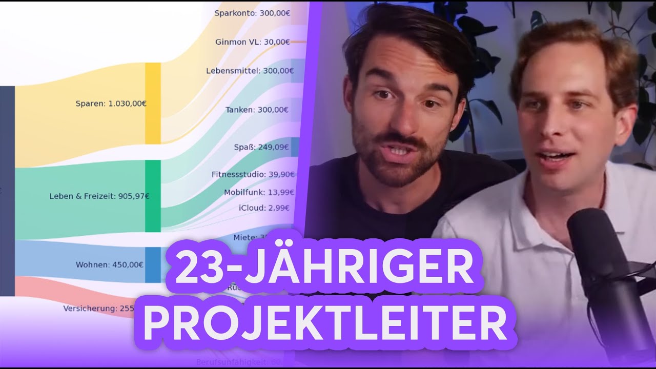 23-Jähriger Projektleiter mit fast 40% Sparquote | Finanzfluss Stream Highlights