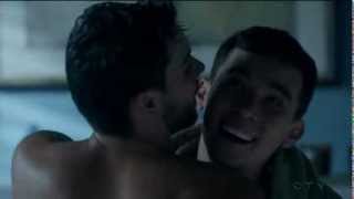 Jack Falahee - gay kiss - How to Get Away With Murder season 2