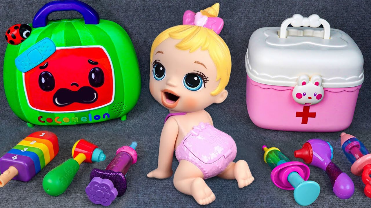 16 Minutes Satisfying with Unboxing Doctor Toys, Pinkfong Ambulance Playset ASMR | Review Toys