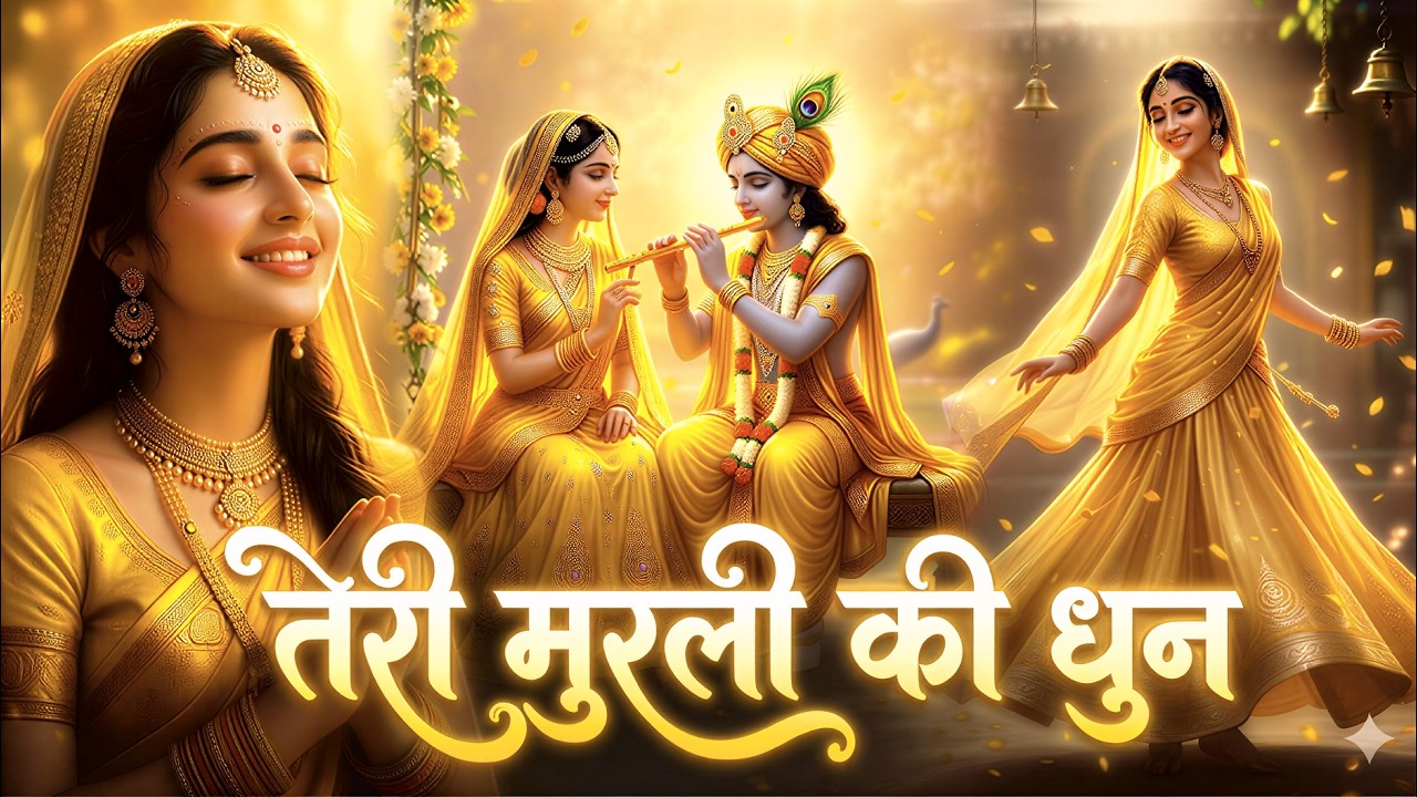तेरी मुरली की धुन सुनने मैं बरसाने से आयी Teri Murli Ki Dhun Most Popular Radha Krishna #bhajan