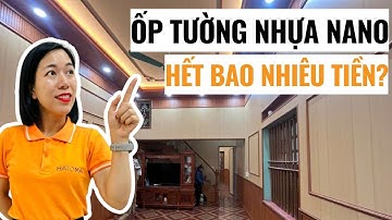 Báo giá thi công tấm nhựa ốp tường nano bao tiền 1m2? | Giá thi công tấm ốp nhựa | Lê Hạ Haroma