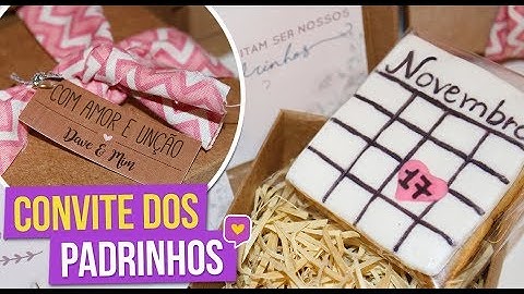 CONVITE CRIATIVO PARA PADRINHOS DE CASAMENTO + REAÇÃO | Diário da Noiva #5