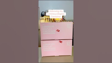 Unboxing Pink Luminous Display Container by PopMart #LuminousDisplayContainer #Unboxing #popmart