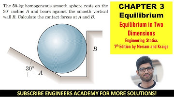 3-1 Chapter 3 Equilibrium Problems Solution Engineering Statics by Meriam 7th Edition