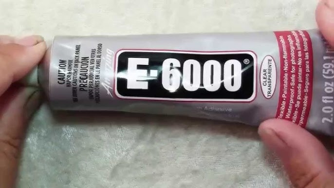 Eclectic E-6000 Adhesive, E6000 Precision Tip Adhesive, 1 oz. 