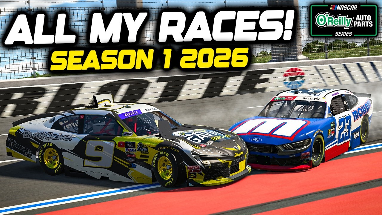NASCAR O'Reilly Series - Full 2026 Season 1 iRacing