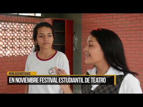 En noviembre se realizará festival estudiantil de teatro en la ciudad