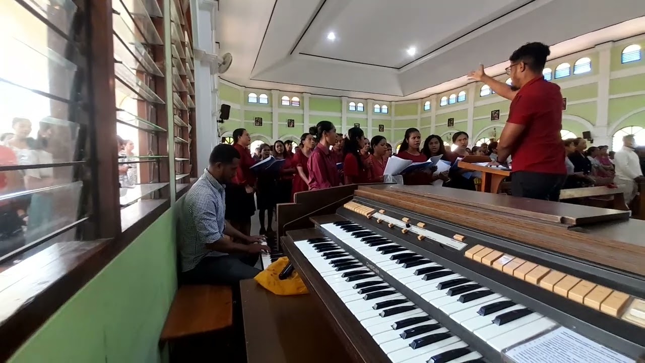 Na'i Sadia, Coro FOSCA SANTER OSSÚ 🤎🥳 (Paroquia Maria Auxiliadora, Comoro)Dili:24/09/2023