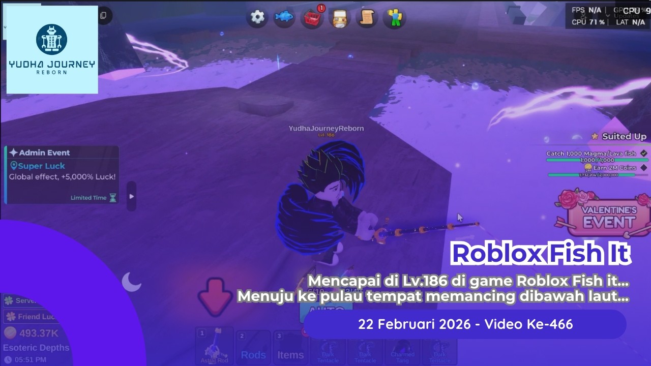 MENUJU KE PULAU ESOTERIC, MENUJU KE TEMPAT MANCING DI BAWAH LAUT - Roblox Fish It