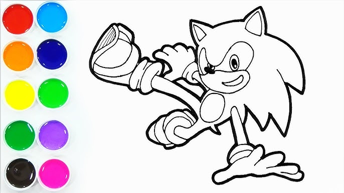 Como Dibujar y Colorear a SONIC Paso a Paso - Dibujos Para Niños - Learn Colors | FunKeep Art - YouTube como-dibujar-y-colorear-a-sonic-paso-a-paso-dibujos-para-ni-os-learn-colors-funkeep-art-youtube
