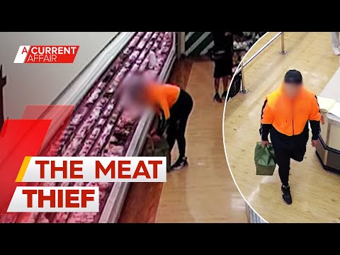 The supermarket meat bandit who's allegedly struck 27 times | A Current Affair