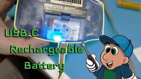 How to Install a Rechargeable Battery in a Gameboy Advance