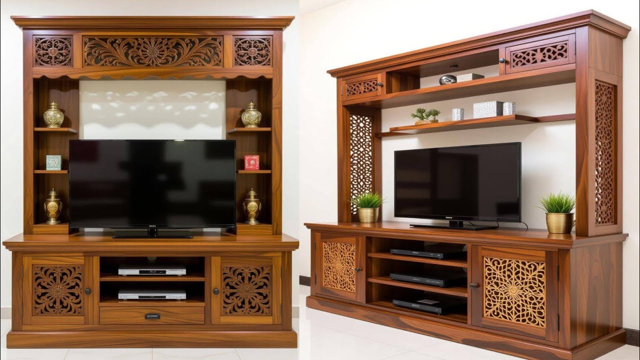 Modern TV Wall Unit & Entertainment Center || Living Room Designs ||