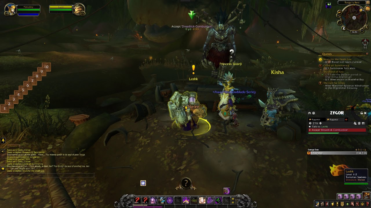 wow bfa: war mode woes featuring panzer