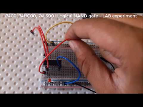 DLD 2 - IC7400, 74HC00, 74LS00- Logical NAND gate LAB experiment with full explanation