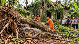 Full Workers Cut Down a 100-Year-Old Giant Tree — Then a Monster Python Crawled Out! Guide