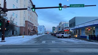 Exploring Downtown Fairbanks, Alaska | Winter