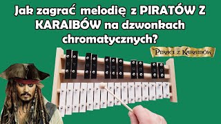 PIRACI Z KARAIBÓW - HE'S A PIRATE 🎶 - Dzwonki chromatyczne (cymbałki)  Instrumental cover & tutorial screenshot 1