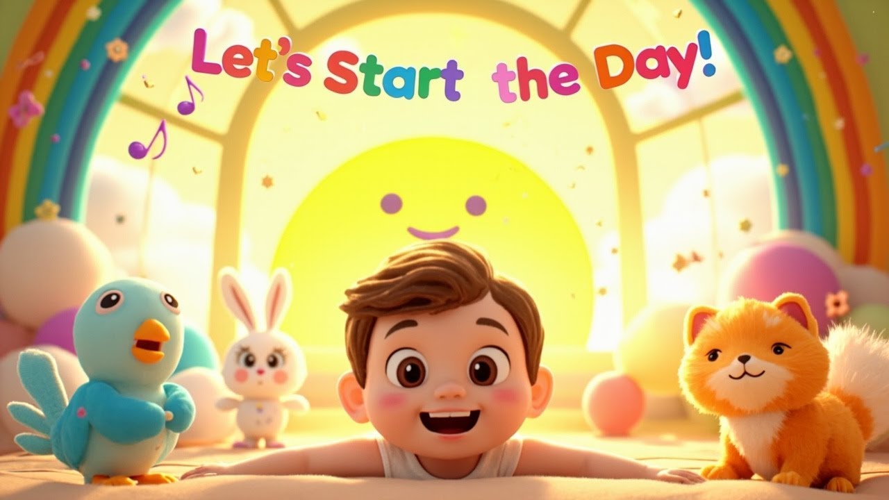 Let’s Start the Day | Nursery rhymes and kids song. - YouTube