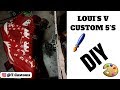 Custom Jordan Retro 5 Louis Vuitton!!