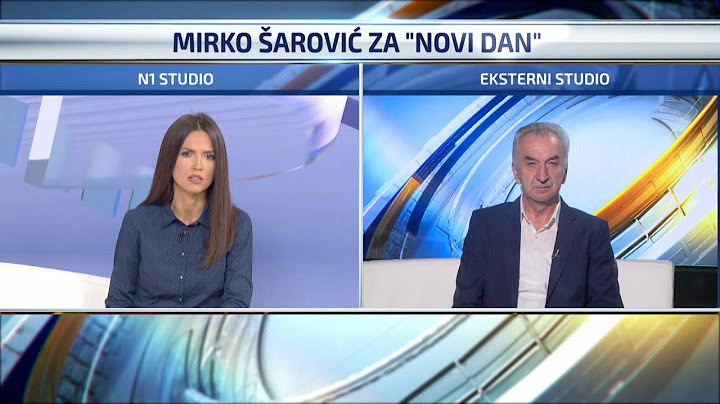 Mirko Šarović: Doći ćemo u jednu nemoguću situaciju