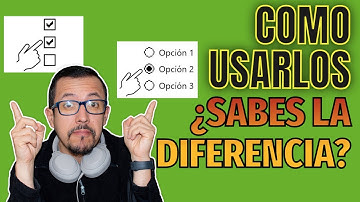 Cómo usar los controles CHEK LIST y BOTON DE OPCION en Excel - ¿Cuál es la diferencia?