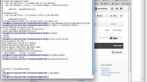Branching, merging, and undoing merges with Git