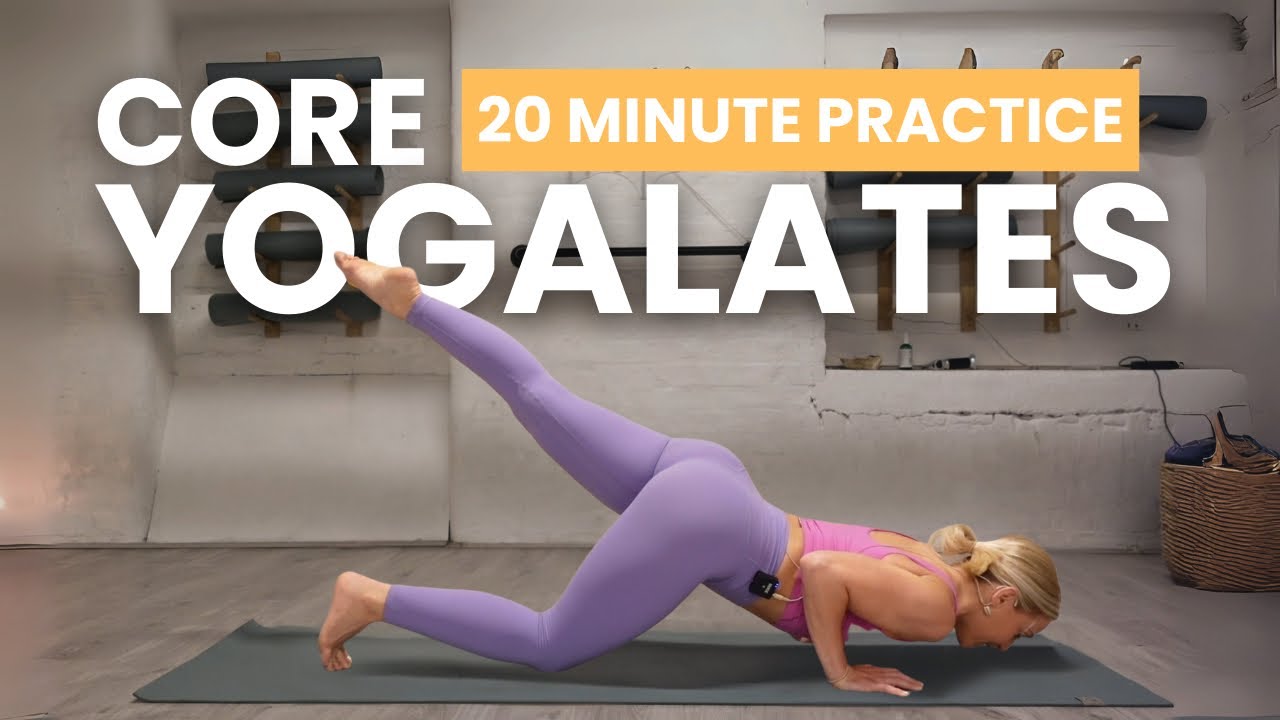 Yogalates CORE focus - yoga and Pilates fusion 20 minutes - GeGe Movement