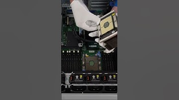 Dell PowerEdge R740 14th Gen | CPU Installation | #tech #satisfying #server #dell #processor