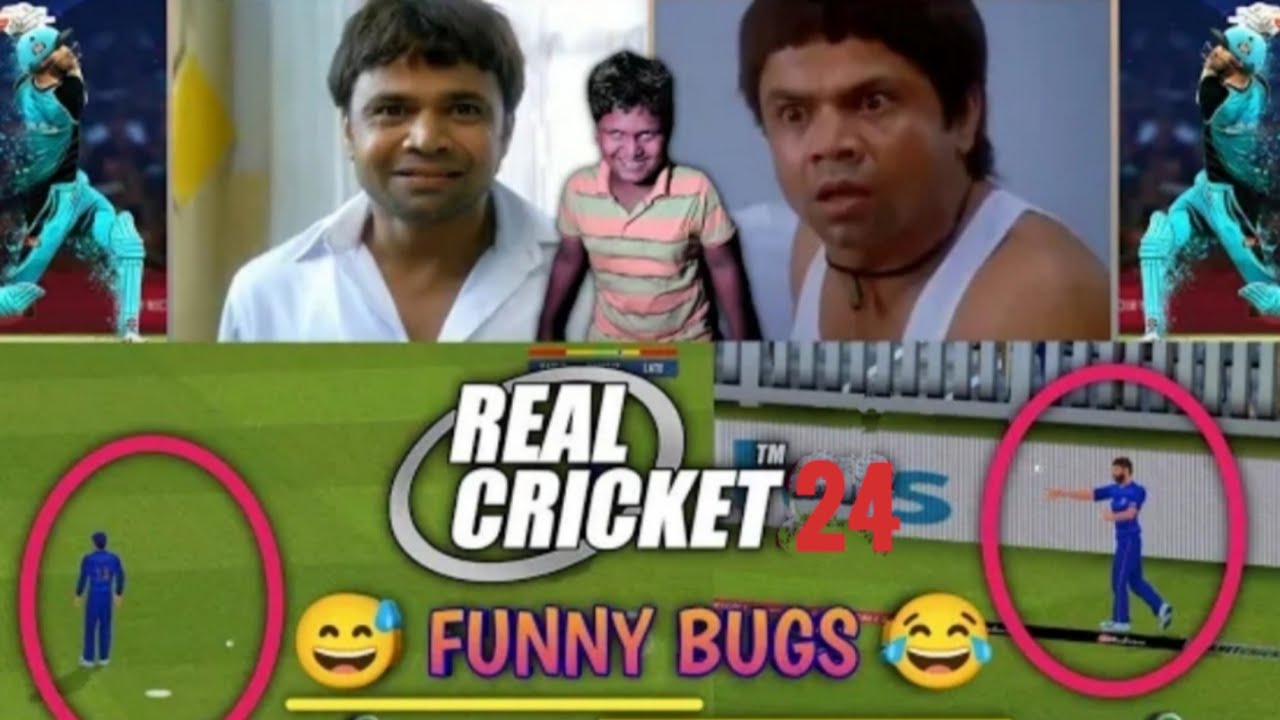real cricket 24 funny bug stuck reconnecting in rank mood