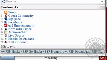 PSPKVM v0.5.4 + Opera Mini Demo