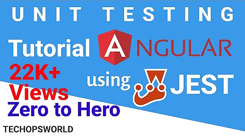 Unit Testing | JEST tutorial for Angular | Zero to Hero | Crash Course | Techopsworld