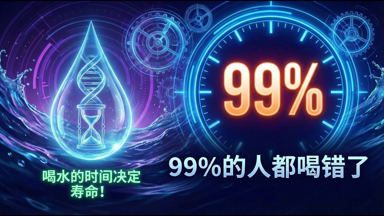 喝水的时间决定寿命！ 99%的人都喝错了